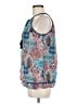 Feathers 100% Viscose Blue Sleeveless Blouse Size M - photo 5
