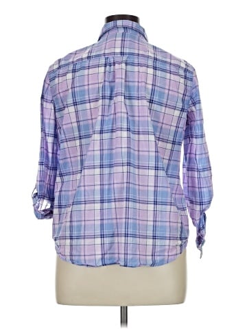 St. John's Bay 3/4 Sleeve Button-Down Shirt (view 2)