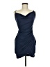 Unbranded 100% Polyester Solid Blue Cocktail Dress Size M - photo 1