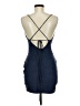 Unbranded 100% Polyester Solid Blue Cocktail Dress Size M - photo 2
