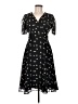 Alexia Admor 100% Polyester Hearts Black Cocktail Dress Size 8 - photo 1