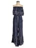 Japna 100% Rayon Stars Blue Jumpsuit Size S - photo 1
