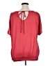 Shein Curve Red Short Sleeve Blouse Size 0X - photo 2