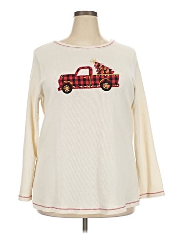 Quacker Factory Long Sleeve Top (view 1)