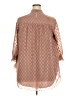DR2 Brown 3/4 Sleeve Blouse Size XXL (estimated) - photo 2