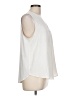 Ann Taylor Ivory Sleeveless Blouse Size L - photo 4