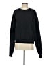 Good American 100% Cotton Solid Black Sweatshirt Size 2 - photo 1