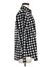 Banana Republic 100% Polyester Checkered-gingham Black Long Sleeve Blouse Size M - photo 4