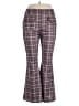 Halara Plaid Burgundy Casual Pants Size XL - photo 1
