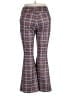 Halara Plaid Burgundy Casual Pants Size XL - photo 2