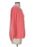 525 America 100% Cotton Solid Pink Pullover Sweater Size S - photo 4