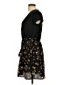 Bailey Blue Floral Black Casual Dress Size L - photo 5