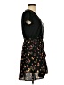 Bailey Blue Floral Black Casual Dress Size L - photo 4
