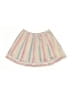 ME 100% Polyester Stripes Ivory Skirt Size 4T - photo 2