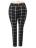 Shein Curve Plaid Black Casual Pants Size 20 Plus (4) - photo 2