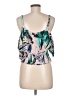 Torrid 100% Rayon Floral Tropical Multi Color Green Sleeveless Blouse Size Med Plus (00) - photo 2