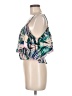 Torrid 100% Rayon Floral Tropical Multi Color Green Sleeveless Blouse Size Med Plus (00) - photo 5