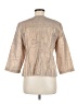 Chico's 100% Linen Metallic Gold Jacket Size M - photo 2