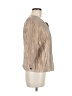 Chico's 100% Linen Metallic Gold Jacket Size M - photo 4