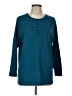Classic Elements Teal Long Sleeve Top Size L - photo 1