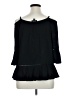 A. Byer 100% Rayon Black 3/4 Sleeve Blouse Size XL - photo 2