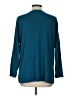 Classic Elements Teal Long Sleeve Top Size L - photo 2