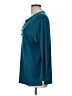 Classic Elements Teal Long Sleeve Top Size L - photo 5