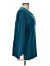 Classic Elements Teal Long Sleeve Top Size L - photo 4