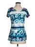 Brina & Em Teal Short Sleeve Top Size S - photo 1