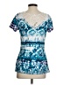 Brina & Em Teal Short Sleeve Top Size S - photo 2