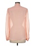 American Apparel 100% Polyester Pink Long Sleeve Blouse Size M - photo 2