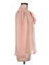 American Apparel 100% Polyester Pink Long Sleeve Blouse Size M - photo 4