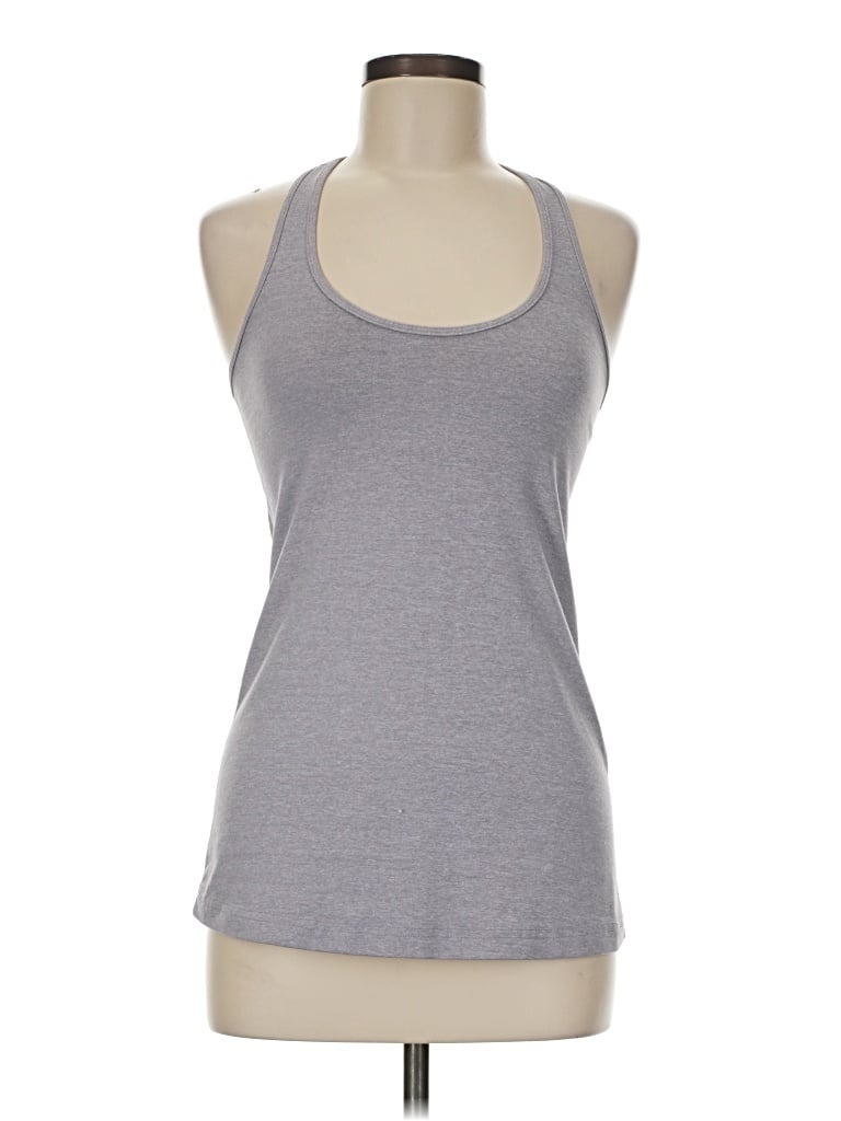 Pre-owned Lululemon Athletica Active Tank Top In Gray