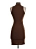 No Comment Solid Brown Cocktail Dress Size XS - photo 2