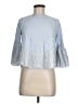 Zara Blue 3/4 Sleeve Blouse Size M - photo 1