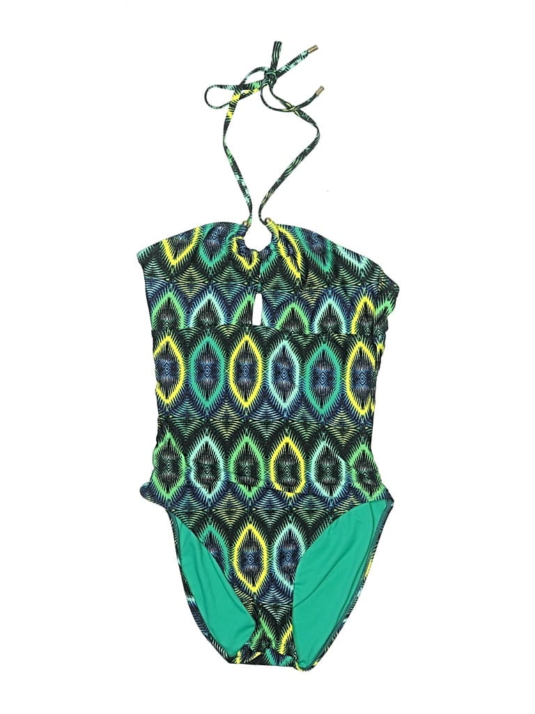 Pre-owned Laundry By Shelli Segal One Piece Swimsuit In Green