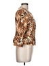 Ruby Rd. Animal Print Gold Jacket Size 10 Petite - photo 4