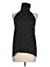 Ann Taylor 100% Rayon Black Sleeveless Blouse Size L - photo 1