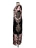 JS Collections 100% Nylon Floral Black Cocktail Dress Size 12 - photo 5