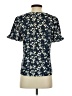 CeCe Blue Short Sleeve Blouse Size XS - photo 2