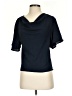 Shein 100% Polyester Blue Short Sleeve Turtleneck Size 2 - photo 1