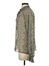 Dress Forum 100% Polyester Animal Print Ivory Long Sleeve Blouse Size S - photo 5
