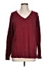 Lucky Brand Burgundy Pullover Sweater Size L - photo 1