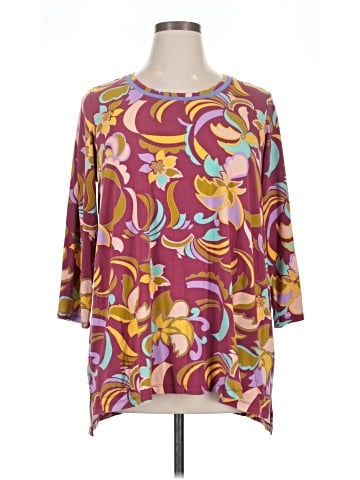 LOGO by Lori Goldstein 3/4 Sleeve T-Shirt (view 1)