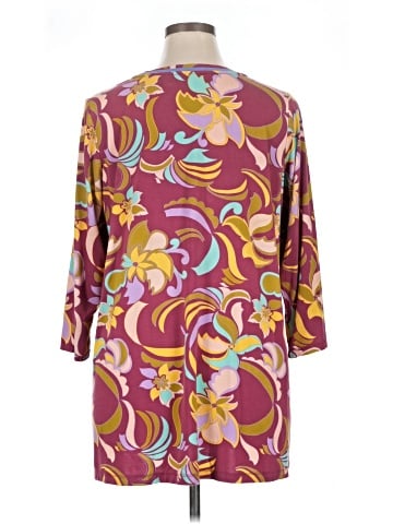 LOGO by Lori Goldstein 3/4 Sleeve T-Shirt (view 2)