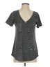 Karlie Stars Gray Short Sleeve Top Size S - photo 1