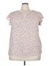 Papermoon 100% Polyester Pink Short Sleeve Blouse Size 3X - photo 1