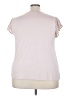 Papermoon 100% Polyester Pink Short Sleeve Blouse Size 3X - photo 2