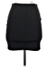 Assorted Brands Solid Black Casual Skirt Size XS - photo 2