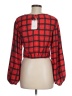 Sugarlips 100% Polyester Red Long Sleeve Blouse Size M - photo 2